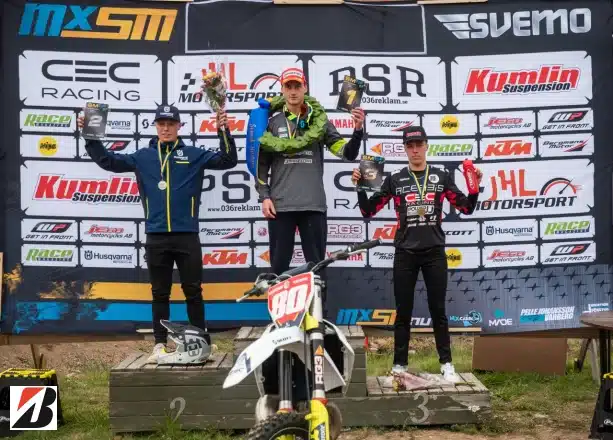 BRIDGESTONE VINDER SVENSK MX2 MESTERSKAB